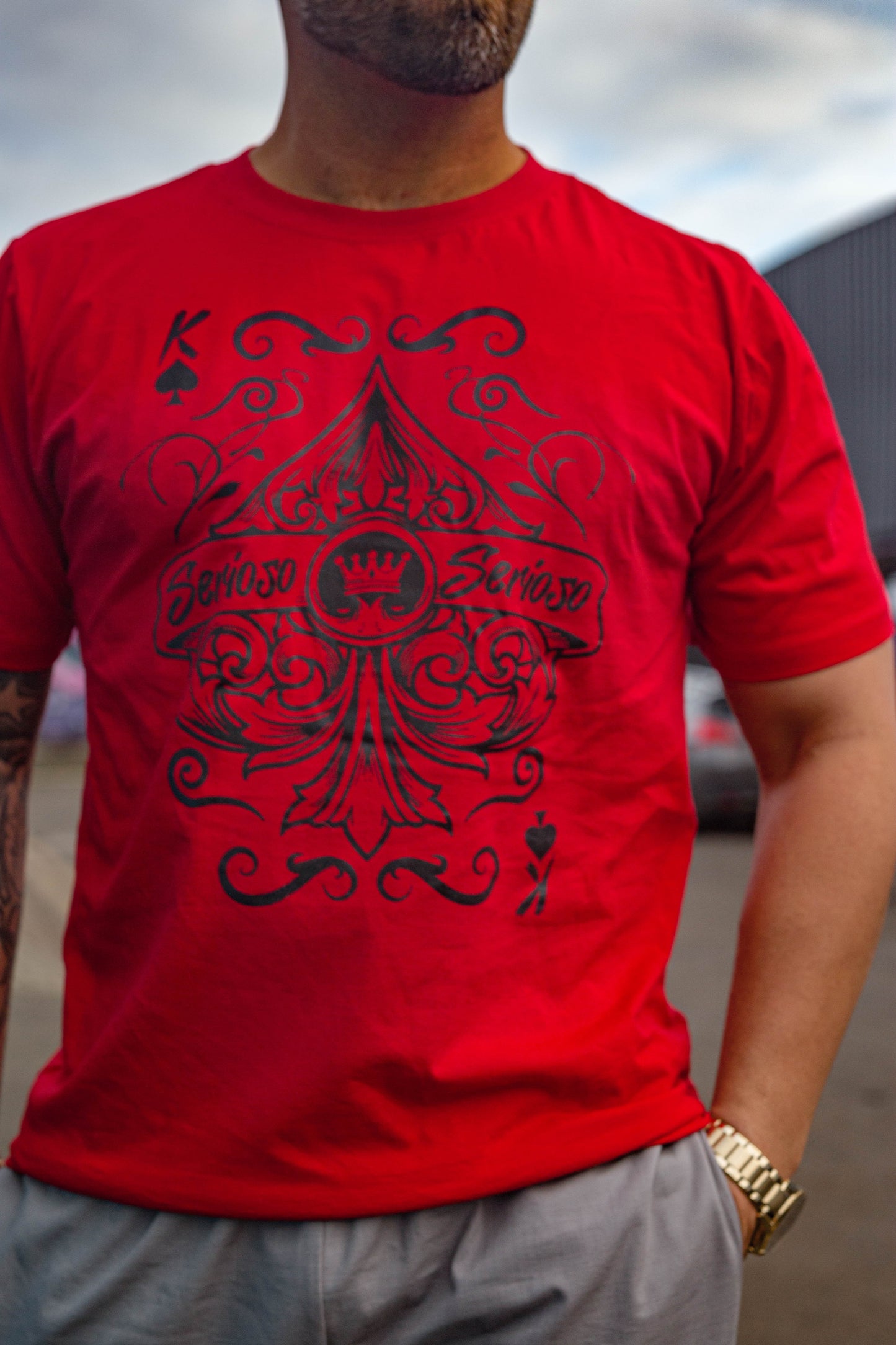 Serioso King of Spades T-shirt