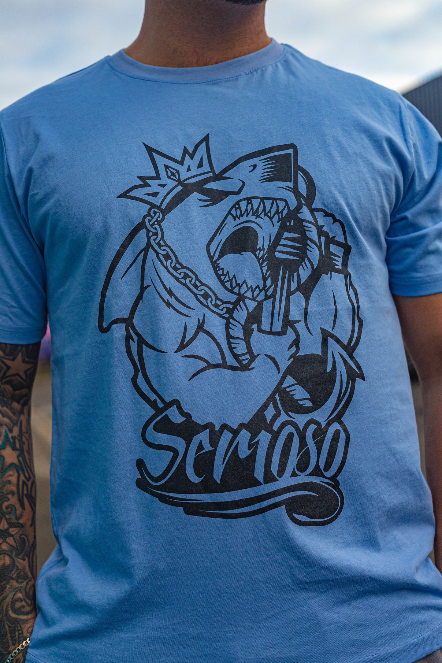 Serioso Muscle Shark T-Shirt