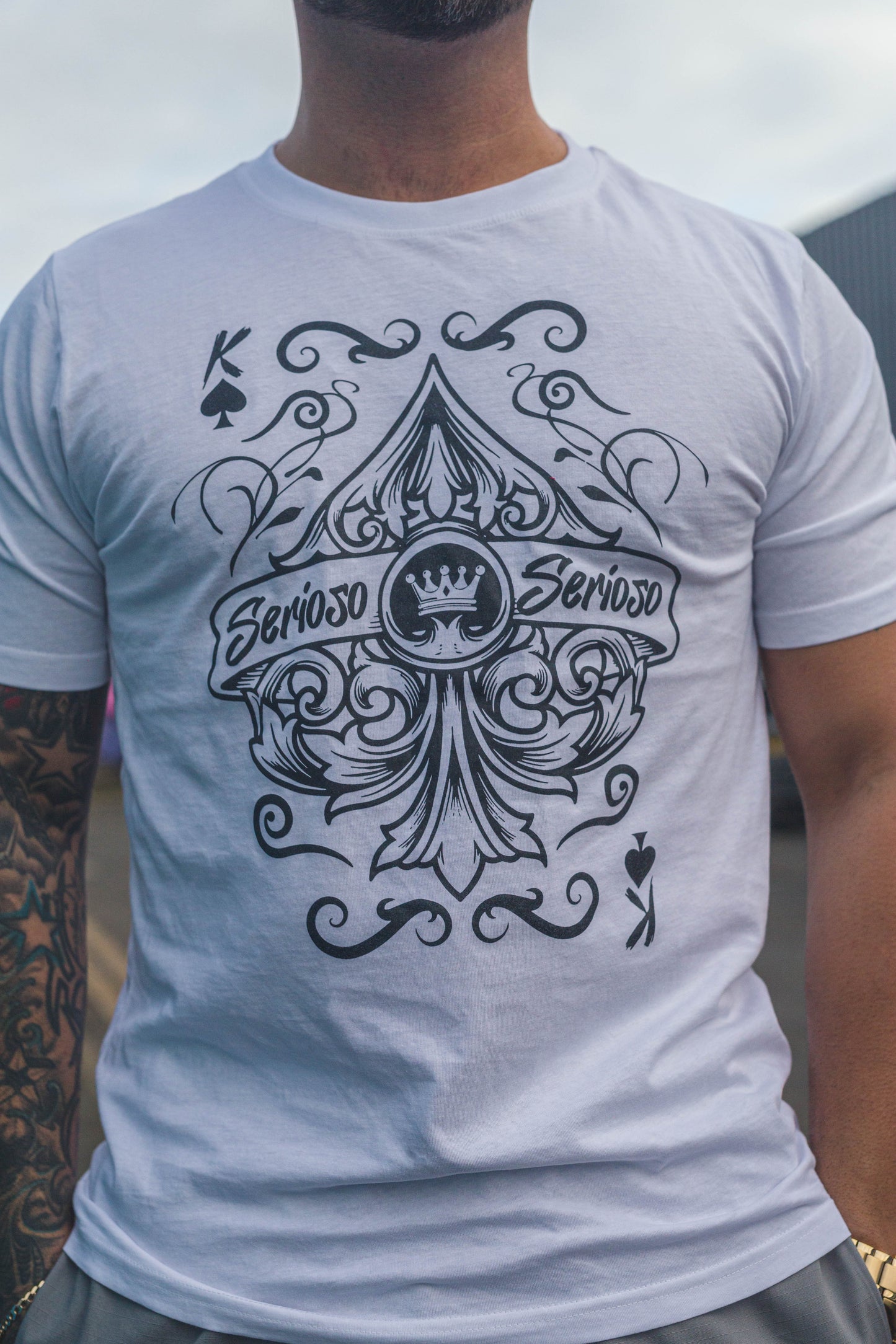 Serioso King of Spades T-shirt