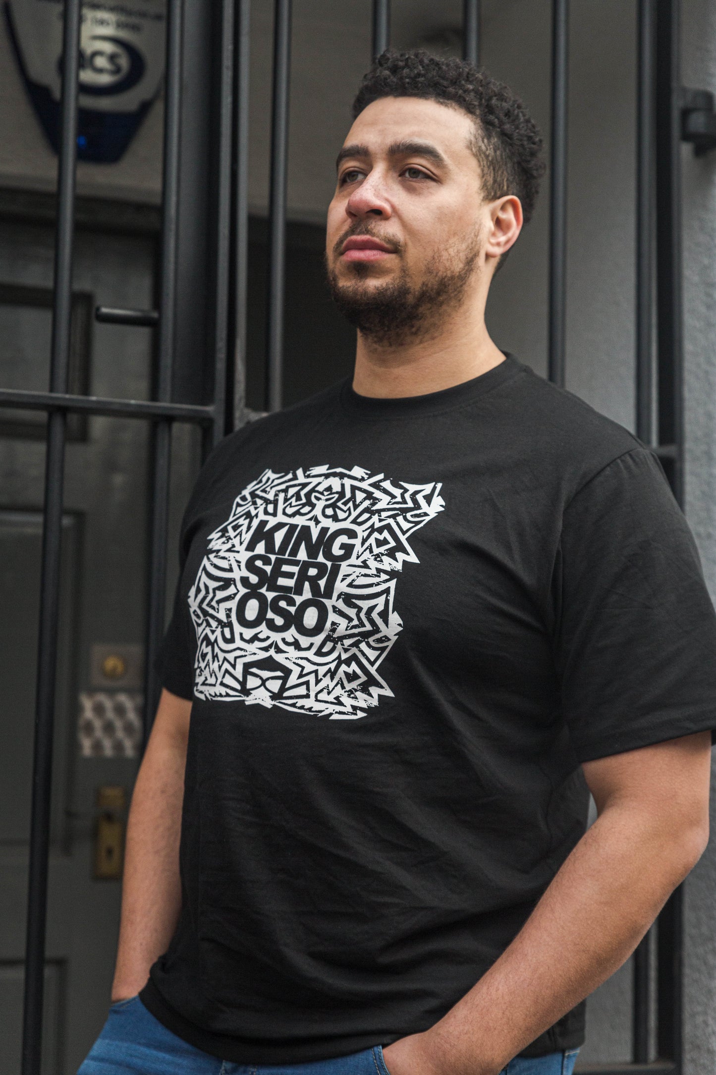 King Serioso Aztec Design T-Shirt